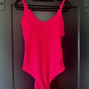 Vibrant Pink la Vie en Rose Women’s Bathing Suit